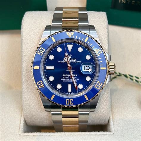 submariner bicolor blau